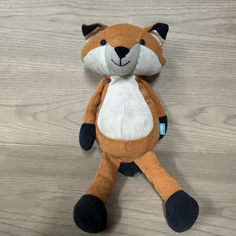 Manhattan Toy Fox Folksy Foresters Plush Orange Corduroy Stuffed Animal
